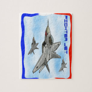 Puzzle Avión de combate F22 Raptor