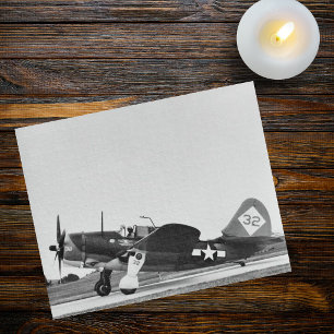 Puzzle Avión de combate Vintage Warbird de la Segunda Gue