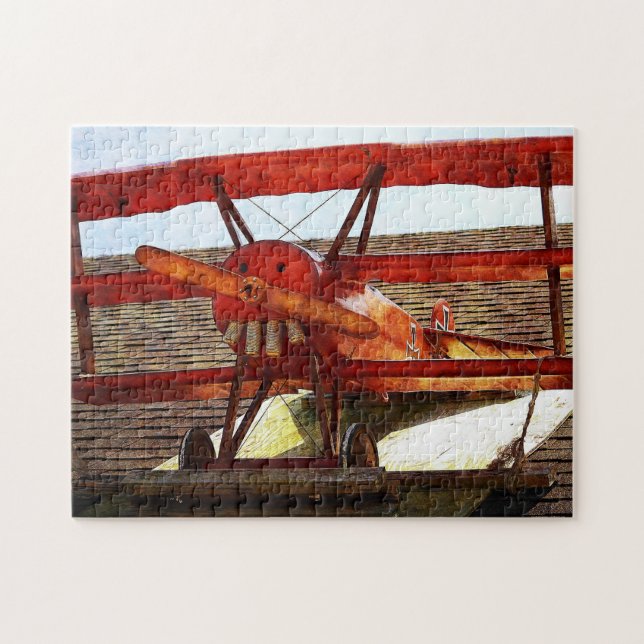 Puzzle Avión de época por Shirley Taylor (Horizontal)