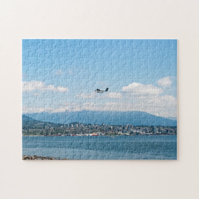 Puzzle Avión de mar despegando sobre la bahía de Vancouve (Horizontal)