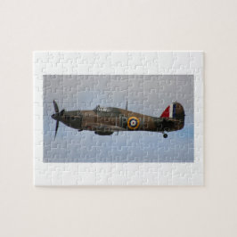 Puzzle Avión militar Hurricane Fighter WII