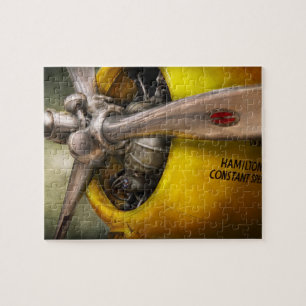 Puzzle Avión - Piloto - Hélice - Twin Wasp