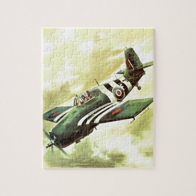 Puzzle Avión Vintage (Vertical)
