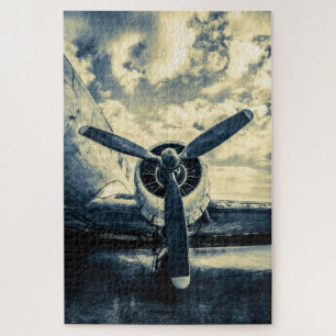 Puzzle Avión Vintage.El Llamado Del Cielo