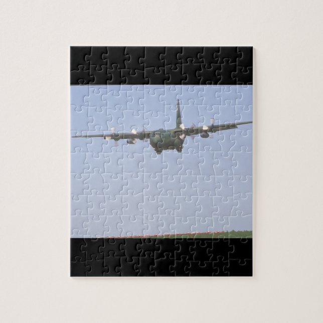 Puzzle Aviones approach_Military de C-130 Hércules (Vertical)