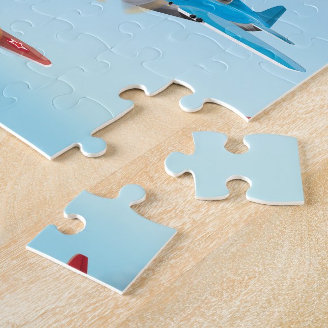 Puzzle Aviones de juguetes (Lado)