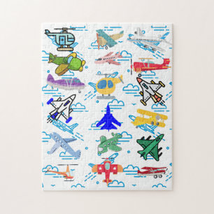 Puzzle Aviones Jets y Helicópteros