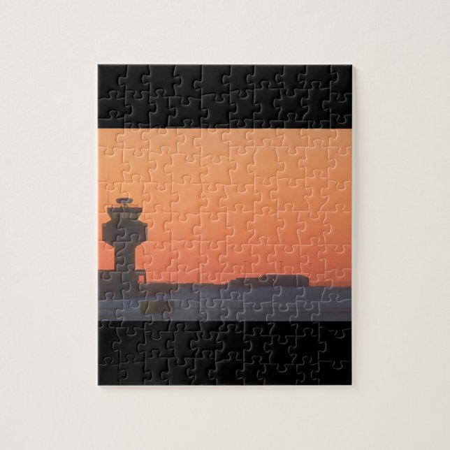 Puzzle Aviones tower_Military del controlador aéreo (Vertical)