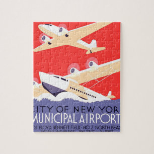 Puzzle Aviones volando Hélice Vintage