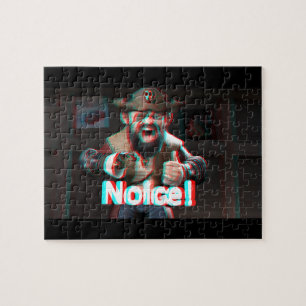 Puzzle ¡Aviso! Badaz Beard 3D