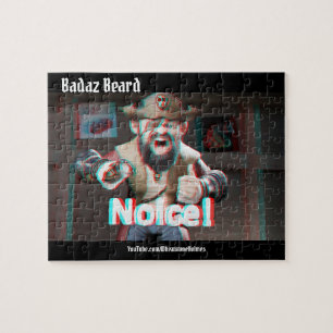 Puzzle ¡Aviso! Badaz Beard 3D