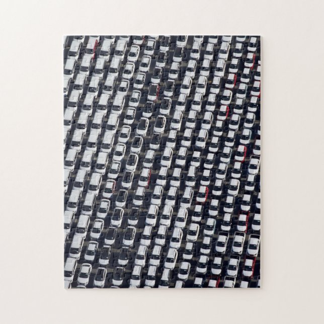 Puzzle Aviso sobre el lote de automóviles (Vertical)