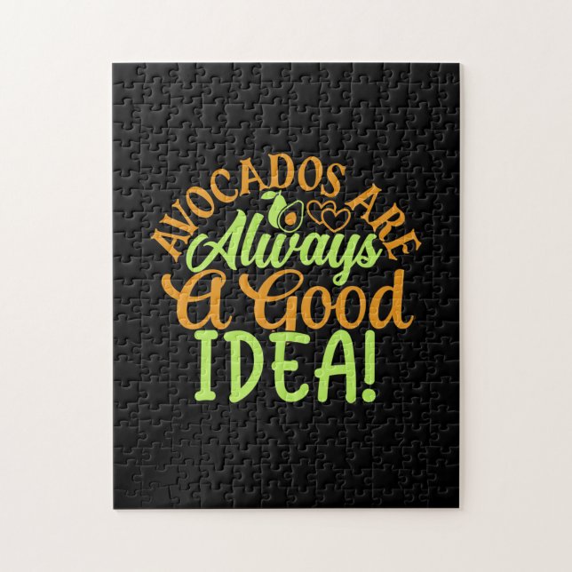 Puzzle Avocados Are Always A Good Idea (Vertical)