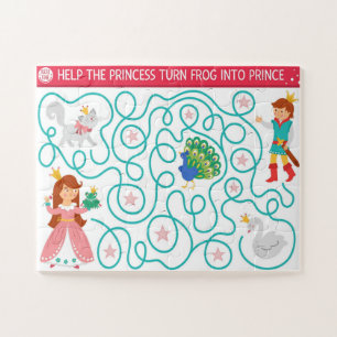 Puzzle Ayuda a la princesa a convertir la rana en un prín