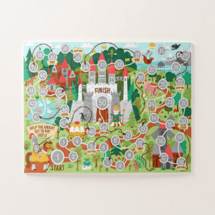 Puzzle Ayuda al Caballero a Llegar al Castillo Juego para