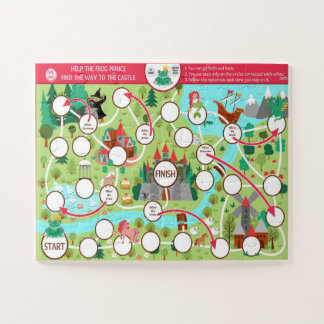 Puzzle Ayuda Al Príncipe Rana A Llegar Al Castillo Juego 