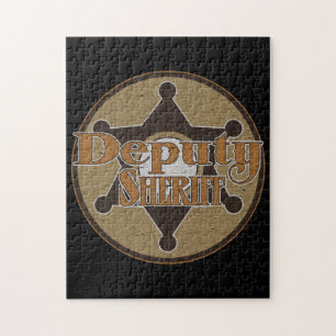 Puzzle Ayudante del sheriff del vintage