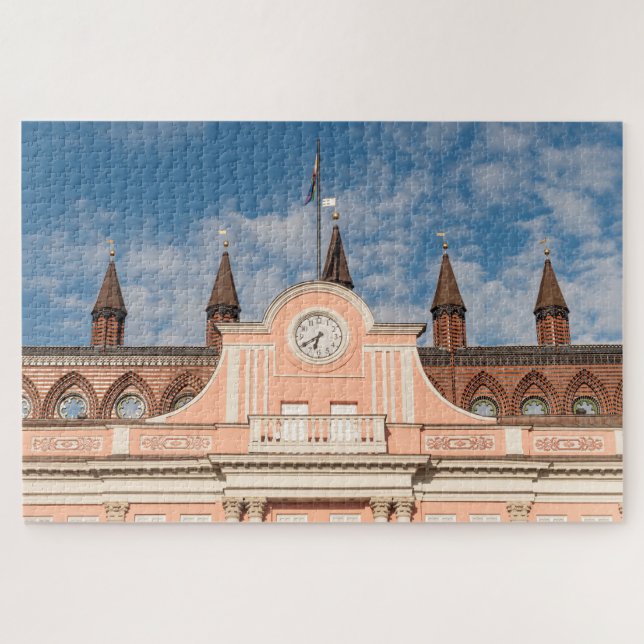 Puzzle Ayuntamiento de Rostock (Horizontal)