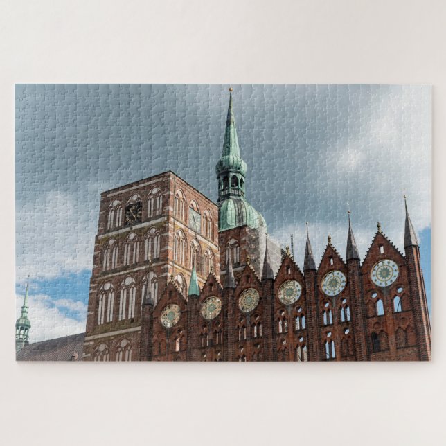 Puzzle Ayuntamiento de Stralsund (Horizontal)