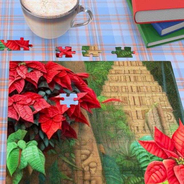 Puzzle Aztec Poinsettias #1 (Subido por el creador)