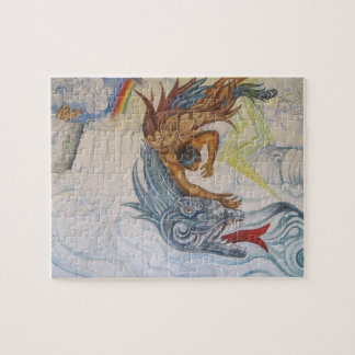 Puzzle Azteca y dragón