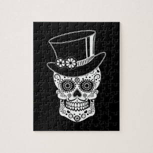 Puzzle Azúcar Skull-01 del caballero