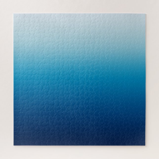 Puzzle Azul cielo y océano ombre (Vertical)