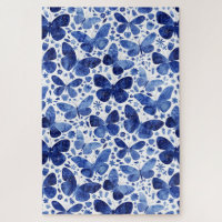 Azul de agua de mariposas
