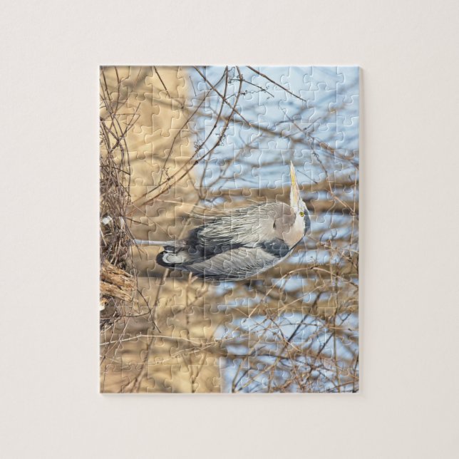 Puzzle Azul Heron horizontal (Vertical)