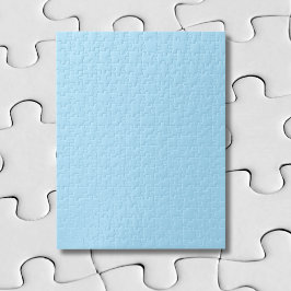 Puzzle Azul Hielo Color Sólido | Clásico | Elegante