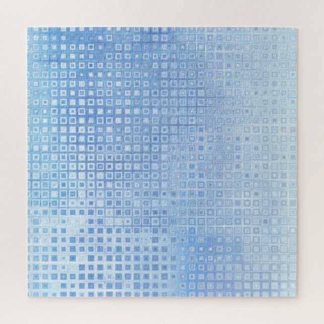 Puzzle Azul mosaico abstracto: fondo brillante (Vertical)