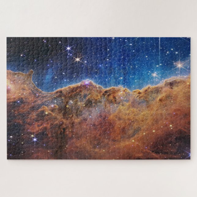 Puzzle Azul/Naranja Carina Nebula | JWST (Horizontal)