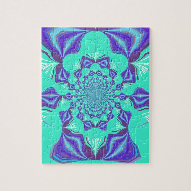 Puzzle Azul preciado (Vertical)