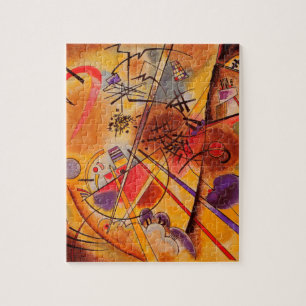 Puzzle Azul rojo amarillo amarillo marrón de Kandinsky
