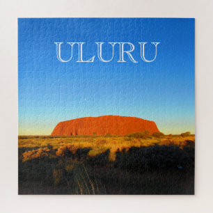 Puzzle azul uluru