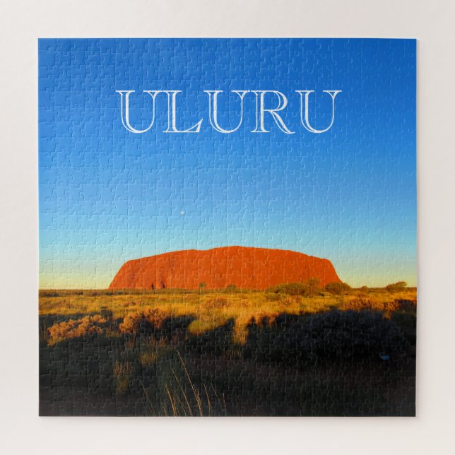 Puzzle azul uluru (Vertical)