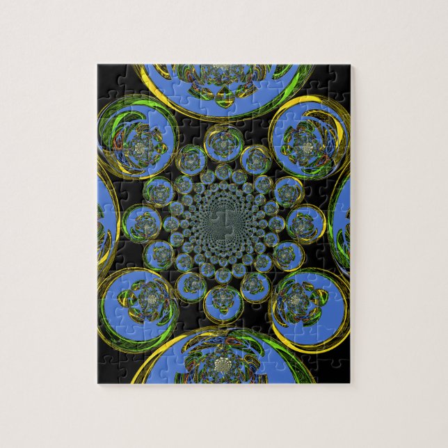 Puzzle Azul vintage (Vertical)