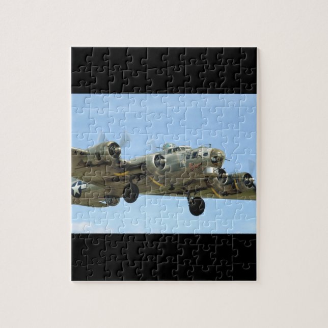 Puzzle B17 "sentimental" en aviones del _WWII del aire. (Vertical)