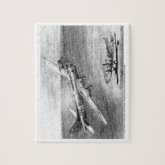 Puzzle (B-17) Fortaleza Voladora (Vertical)