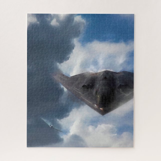 Puzzle B-2 Spirit Stealth Bomber GHOST MAKER (Vertical)