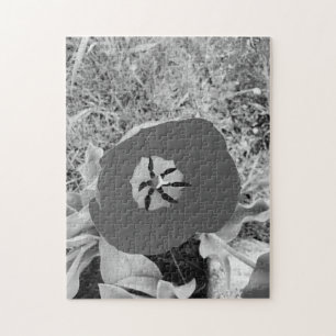 Puzzle b + w tulip