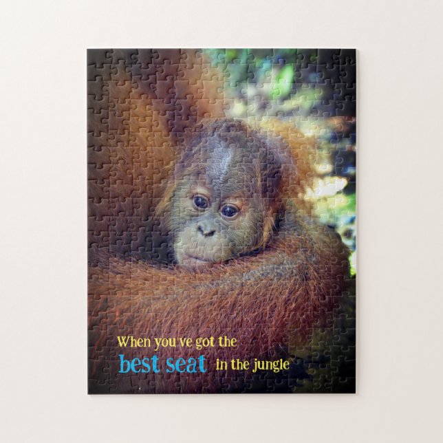 Puzzle Baby Orangutan (Vertical)