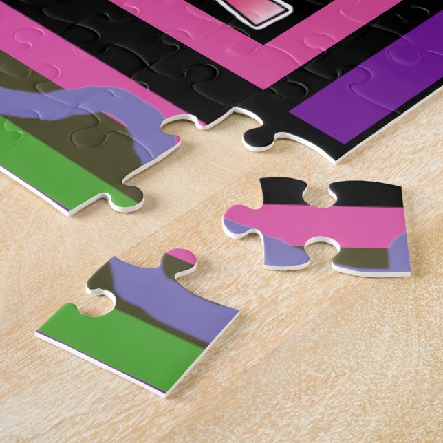 Puzzle Baby pink Beautiful Merry Christmas Hakuna Matata (Lado)