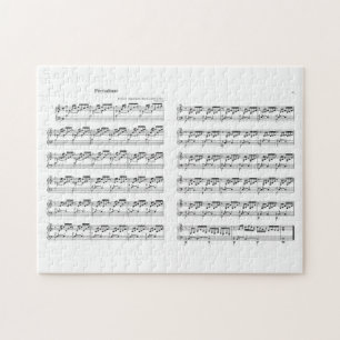 Puzzle Bach the Well Tempered Clavier Prealudium 1 C-duro