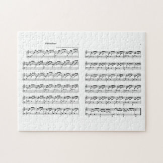 Puzzle Bach the Well Tempered Clavier Prealudium 1 C-duro