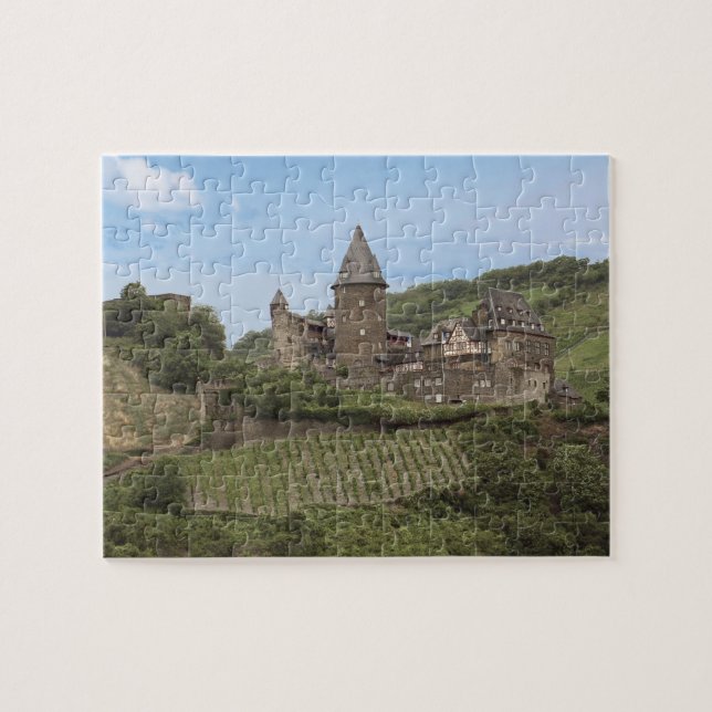 Puzzle Bacharach, Alemania, Stahleck Castle, Schloss (Horizontal)