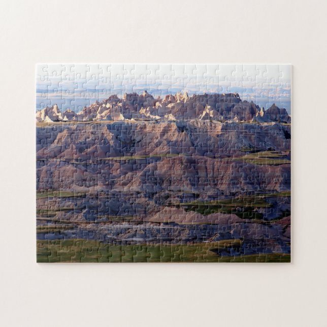 Puzzle Badlands Sunset Dakota del Sur. (Horizontal)