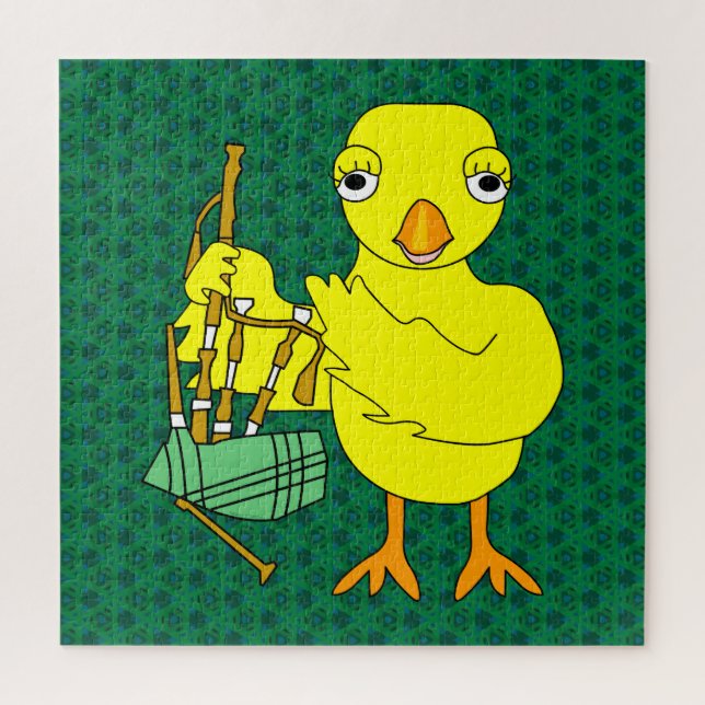 Puzzle Bagpipe Chick (Vertical)