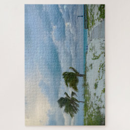 Puzzle Bahama respira al atardecer, Poster de Cay del tes