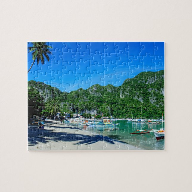 Puzzle Bahía de la playa de El Nido (Horizontal)
